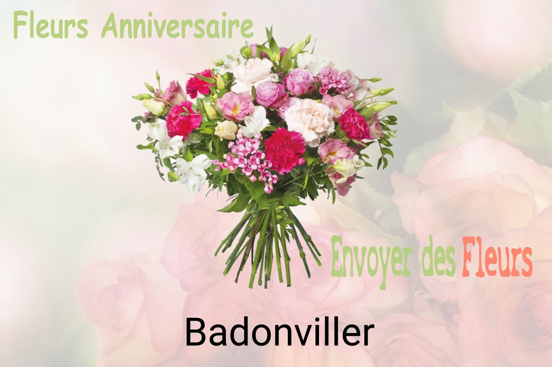 Bouquet de fleurs d’anniversaire livré à Badonviller
